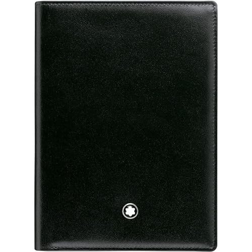 Montblanc 7cc Brieftasche mit Ausweisfach aus Leder in der Farbe Schwarz, Maße: 12cm x 9cm x 1cm, 130074 von Montblanc