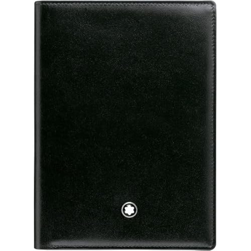 Montblanc 7cc Brieftasche mit Ausweisfach aus Leder in der Farbe Schwarz, Maße: 12cm x 9cm x 1cm, 130074 Montblanc 7cc Brieftasche mit Ausweisfach aus Leder in der Farbe Schwarz, Maße: 12cm x 9cm x 1cm, 130074 von Montblanc