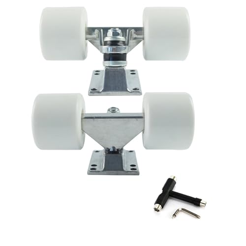 Montesy Aluminium-Skateboards, LKWs und PU-Räder, Ersatz-Skateboard-Radhalterung, Rad-Hardware, Brücken-Basis, langlebig von Montesy