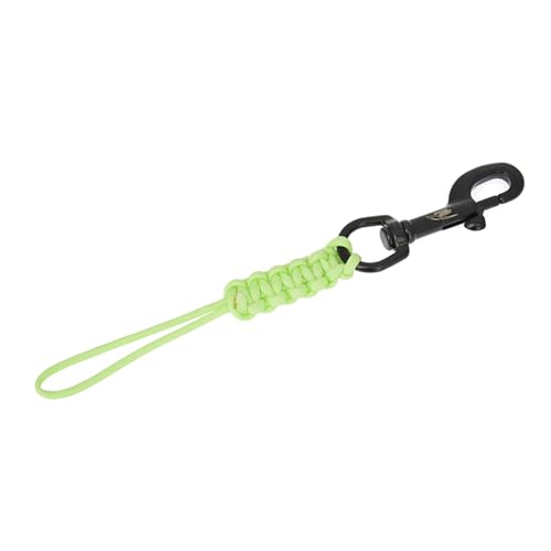 Montesy Sicherheitsseil-Haken-Clip mit geflochtenem Seil, Umhängeband, Marinetauglicher Stahl, für Tauchen, Swival-Schrauben, Haken von Montesy