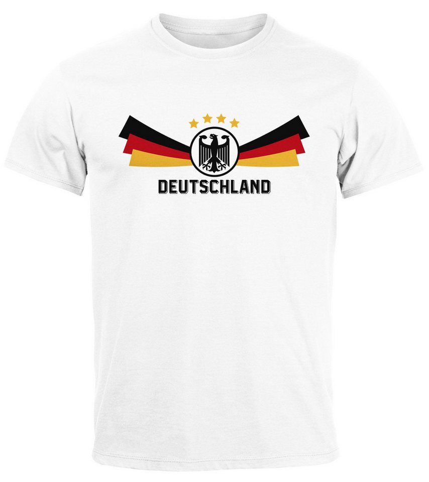 MoonWorks Print-Shirt Herren T-Shirt Deutschland Fußball EM-Shirt 2024 Fanshirt mit Print MoonWorks Print-Shirt Herren T-Shirt Deutschland Fußball EM-Shirt 2024 Fanshirt mit Print von MoonWorks