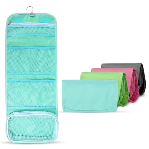 Moorle Kulturbeutel für Frauen und Männer, Kulturtasche zum aufhängen, Wasserdicht Reise Waschtasche, Damen Kosmetiktasche für Reisen, Geschäftsreisen, Camping, Fitnessstudio (Blau) Moorle Kulturbeutel für Frauen und Männer, Kulturtasche zum aufhängen, Wasserdicht Reise Waschtasche, Damen Kosmetiktasche für Reisen, Geschäftsreisen, Camping, Fitnessstudio (Blau) von Moorle