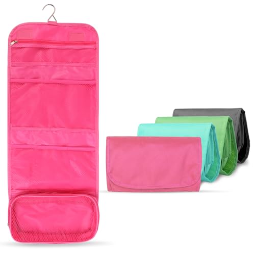 Moorle Kulturbeutel für Frauen und Männer, Kulturtasche zum aufhängen, Wasserdicht Reise Waschtasche, Damen Kosmetiktasche für Reisen, Geschäftsreisen, Camping, Fitnessstudio (Rosa Farbe) Moorle Kulturbeutel für Frauen und Männer, Kulturtasche zum aufhängen, Wasserdicht Reise Waschtasche, Damen Kosmetiktasche für Reisen, Geschäftsreisen, Camping, Fitnessstudio (Rosa Farbe) von Moorle