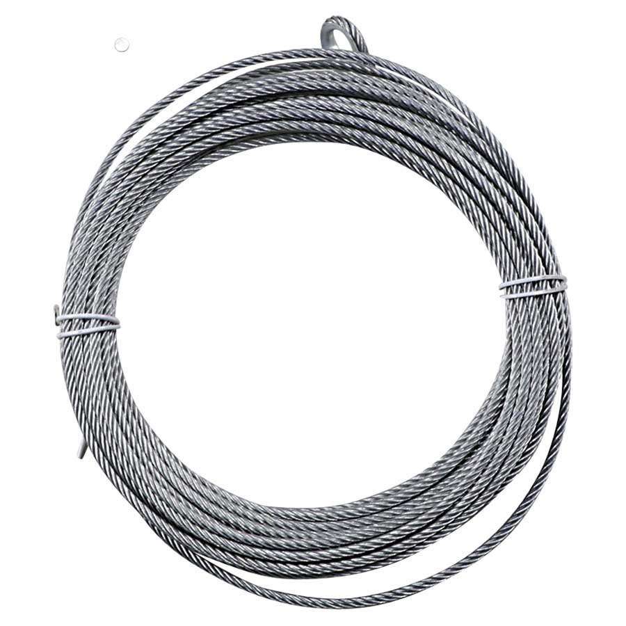 Moose Utility Division Aggrro 3/16´´ Steel Winch Rope Silber von Moose Utility Division