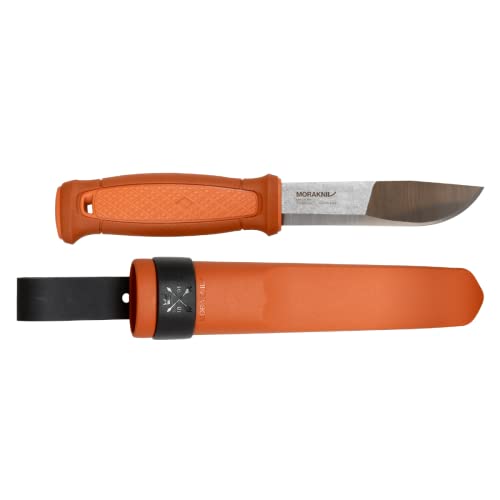 Mora Survivalmesser Kansbol Burnt Orange gebrannt mit einer Polymer-Ummantelung von Morakniv