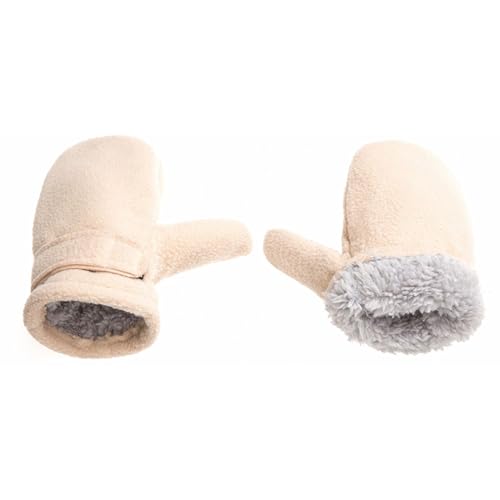 Handschuhe, Dicke Polarfleece Fäustlinge für Kinder Jungen Mädchen Winterhandschuhe Warme Skihandschuhe Verstellbare Gefütterte Handschuhe Handwärmer von Morain