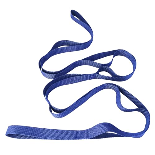 Morain Stretch-Gurt für körperliche 10 Schlaufen, Yoga-Gurt zum Dehnen von nicht elastischen Übungen, Stretchgurt Morain Stretch-Gurt für körperliche 10 Schlaufen, Yoga-Gurt zum Dehnen von nicht elastischen Übungen, Stretchgurt von Morain