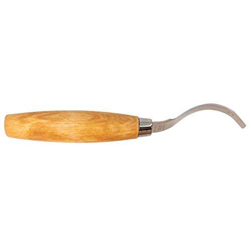 Morakniv Carving Hook 163 Messer fest gemischt, Griff: Birke, Natur, Klinge: 50 mm von Morakniv