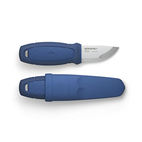 Morakniv M-12649 mit Blauem Kunststoffgriff Eldris Outdoormesser, Mehrfarbig, One Size von Morakniv