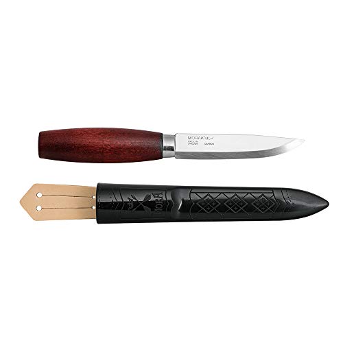 Morakniv Classic 2 mit 10,5 cm Carbonstahlklinge, rotbraunem Birkenholzgriff und Polymerscheide mit Lederschlaufe, 13604 Morakniv Classic 2 mit 10,5 cm Carbonstahlklinge, rotbraunem Birkenholzgriff und Polymerscheide mit Lederschlaufe, 13604 von Morakniv