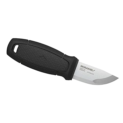 Morakniv mit Schwarzem Kunststoffgriff Eldris Neck Knife, Schwarz, One Size von Morakniv