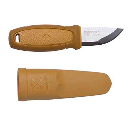 Morakniv mit Gelbem Kunststoffgriff Eldris Outdoormesser, Mehrfarbig, One Size von Morakniv