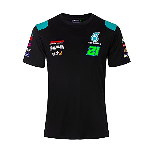 Morbidelli T-Shirts Petronas Morbidelli,Mann,L,Schwarz von Valentino Rossi