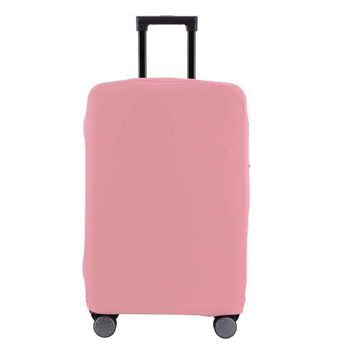 Morbuy Elastisch Kofferschutzhülle Waschbare Kofferhülle, Reisekoffer Kofferschutz mit Reißverschluss, Einfache Einfarbige Farbe Koffer Schutzhülle 19 bis 30 Zoll (Rosa,L (27-28 Zoll)) von Morbuy