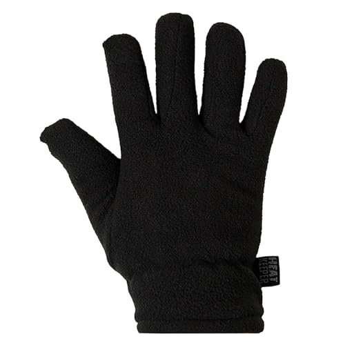 Morethansocks - Thermo-Handschuhe für Kinder - Schwarz - 9/12 Jahre - 2 Paar - Fleece/Thinsulate - Kinderhandschuhe - Thermo-Handschuhe für Kinder - Winterhandschuhe von Morethansocks