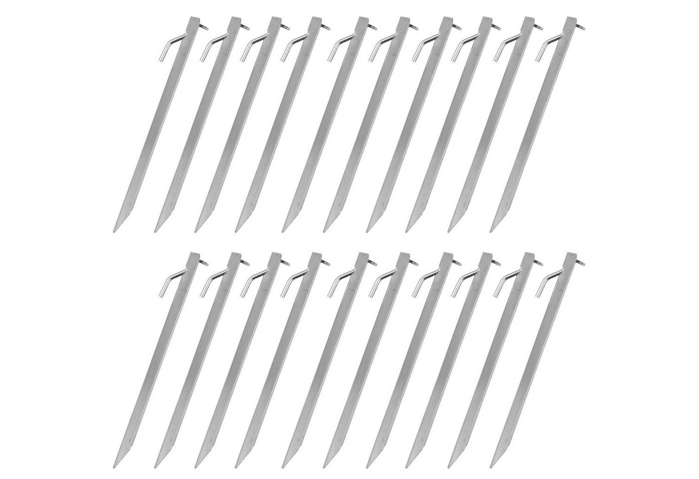 Moritz Zelthering 20 x Zelthering Mont Blanc 38 cm, Sturmsicherung Hering Zelthering Zeltpflock Erdanker Zeltbefestigung Moritz Zelthering 20 x Zelthering Mont Blanc 38 cm, Sturmsicherung Hering Zelthering Zeltpflock Erdanker Zeltbefestigung von Moritz