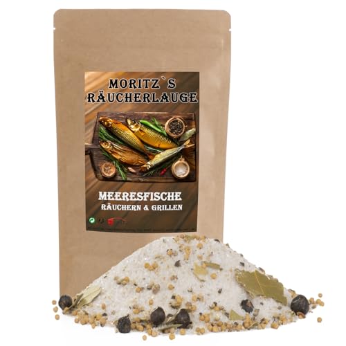 Moritz`s Räucherlauge Meeresfische 600g Räucherlake Räuchern Grillen Smoker Fischgewürz für Fisch, Fleisch, Käse und mehr Moritz`s Räucherlauge Meeresfische 600g Räucherlake Räuchern Grillen Smoker Fischgewürz für Fisch, Fleisch, Käse und mehr von Moritz