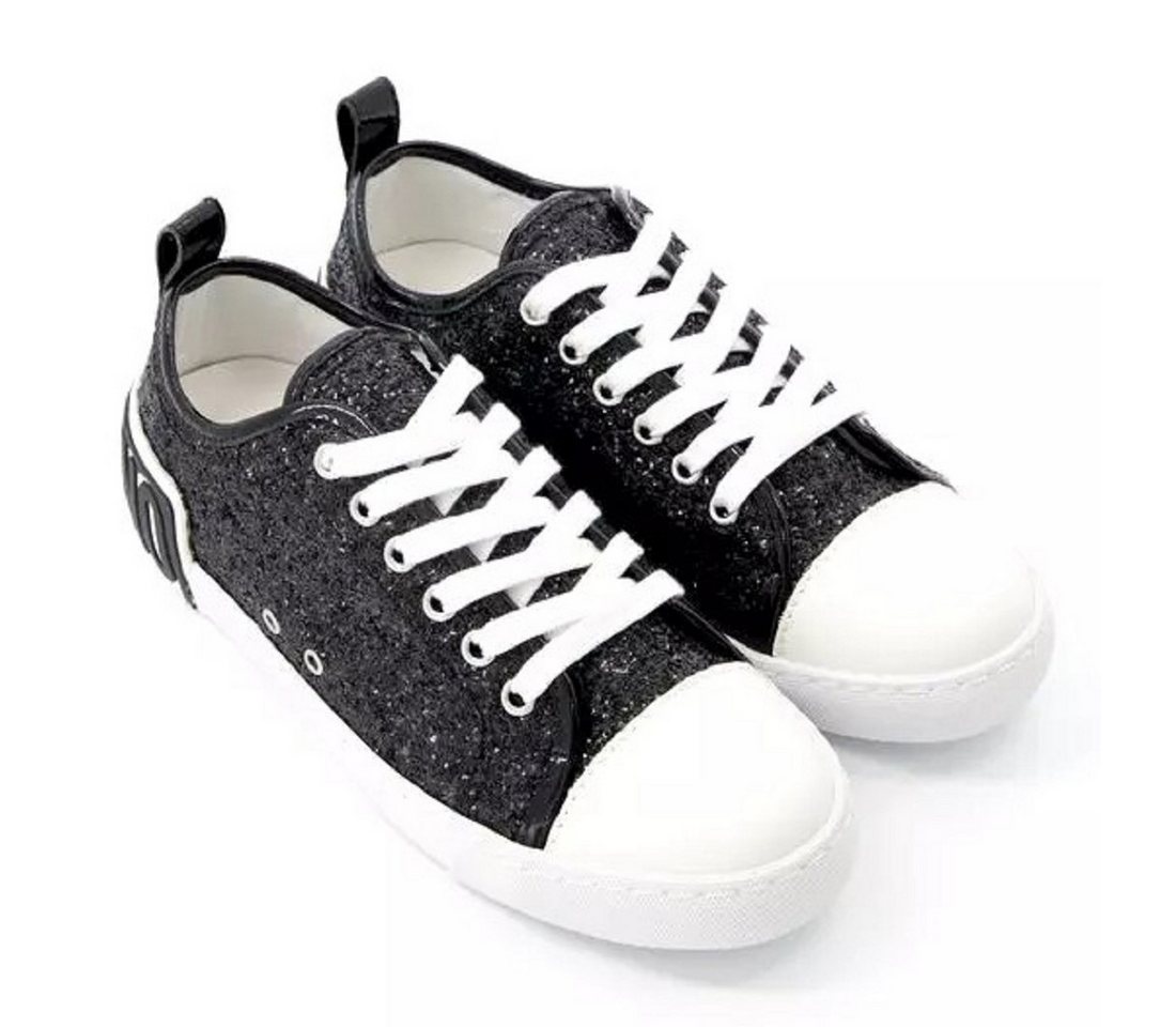 Moschino MOSCHINO DAMEN Sneakers VULCA25 GLITTER+VERN.NERO. Sneaker Glitzer Moschino MOSCHINO DAMEN Sneakers VULCA25 GLITTER+VERN.NERO. Sneaker Glitzer von Moschino