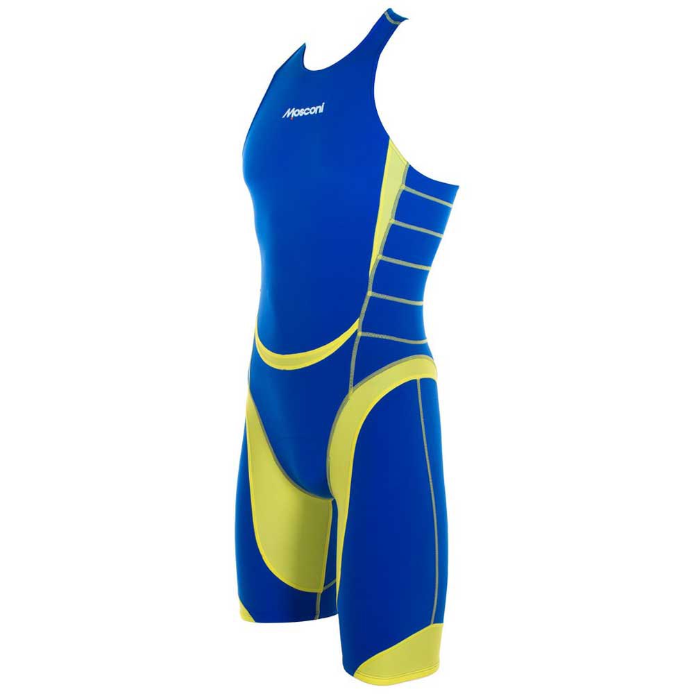 Mosconi Tri Shark X Pro Sleeveless Trisuit Gelb,Blau XS Mann von Mosconi