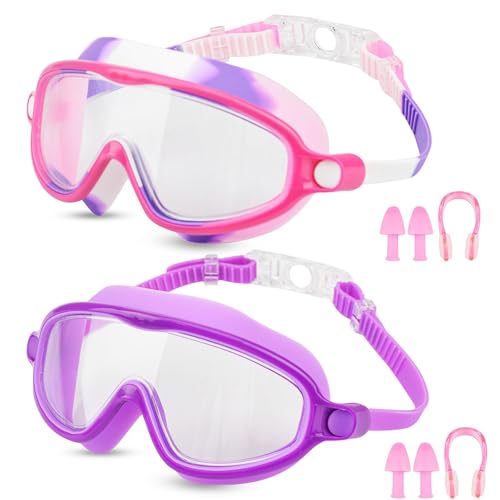 Moseem Schwimmbrille Kinder, 2 Stück Schwimmbrille 3-15 Jahre UV-Schutz,Anti-Nebel Kein Auslaufen Schwimmbrillen für Kinder, Mädchen, Jungen Moseem Schwimmbrille Kinder, 2 Stück Schwimmbrille 3-15 Jahre UV-Schutz,Anti-Nebel Kein Auslaufen Schwimmbrillen für Kinder, Mädchen, Jungen von Moseem
