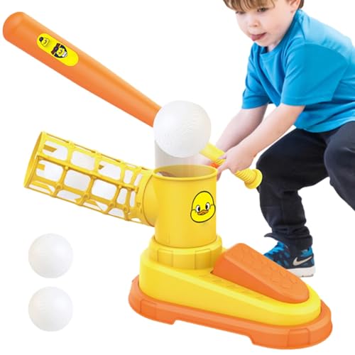 Moslalo Pitching Machine Baseballs,Baseballmaschine - Sport-Pitching-Maschine für Kinder | Sport-Pitching-Maschine für Kinder, Baseball-Trainingsmaschine für Kinder, ergonomische Baseball-Wurfmaschine von Moslalo