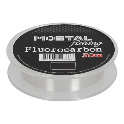 Mostal Fluorocarbon 0,12mm / 1,6kg / 50m Spule Vorfachschnur Fluoro Carbon Schnur Mostal Fluorocarbon 0,12mm / 1,6kg / 50m Spule Vorfachschnur Fluoro Carbon Schnur von Mostal