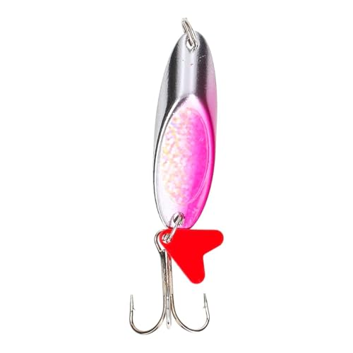 Mostal Taipan Disc Spoon Gr. 5 / 27g Silver Pink Flex 5,5cm Weitwurfköder Blinker von Mostal