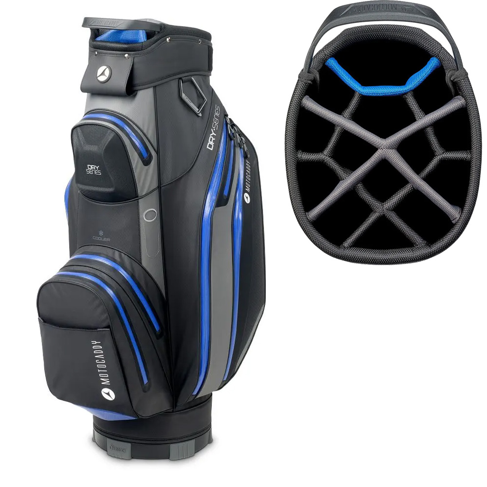 'Motocaddy Dry-Series 5.0 Cartbag schwarz/blau' 'Motocaddy Dry-Series 5.0 Cartbag schwarz/blau' von Motocaddy