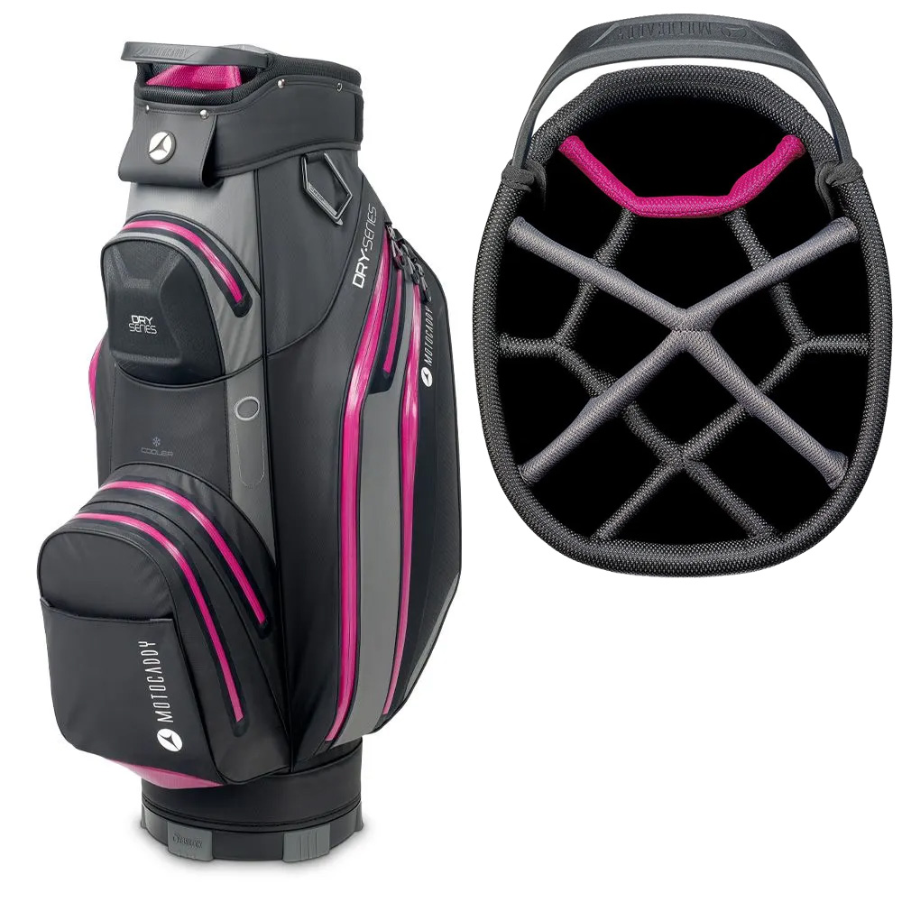 'Motocaddy Dry-Series 5.0 Cartbag schwarz/pink' 'Motocaddy Dry-Series 5.0 Cartbag schwarz/pink' von Motocaddy