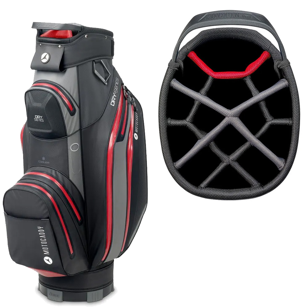 'Motocaddy Dry-Series 5.0 Cartbag schwarz/rot' von Motocaddy