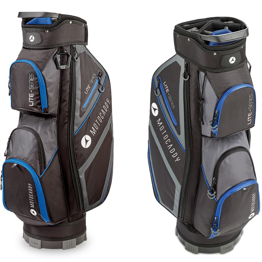 'Motocaddy Lite Series 3.0 Cartbag schwarz/blau' von Motocaddy