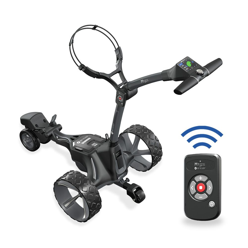 'Motocaddy M7 Remote GPS Elektrotrolley Lithium grau' von Motocaddy