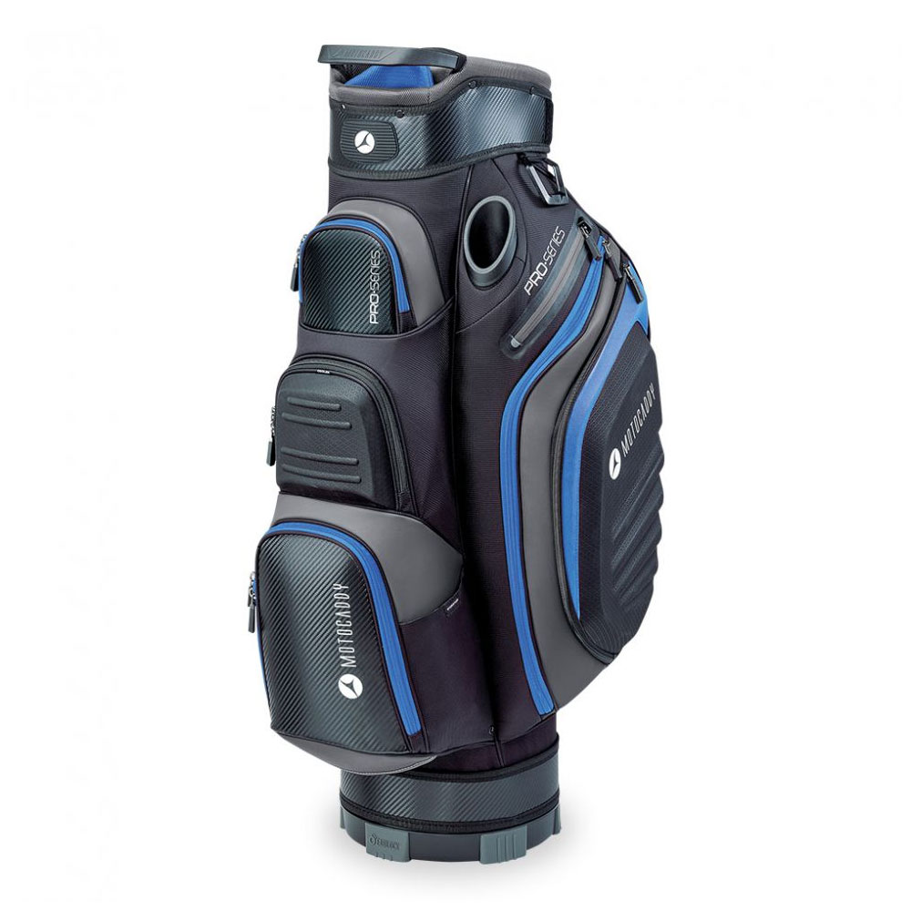 'Motocaddy Pro-Series 4.0 Cartbag schwarz/blau' von Motocaddy