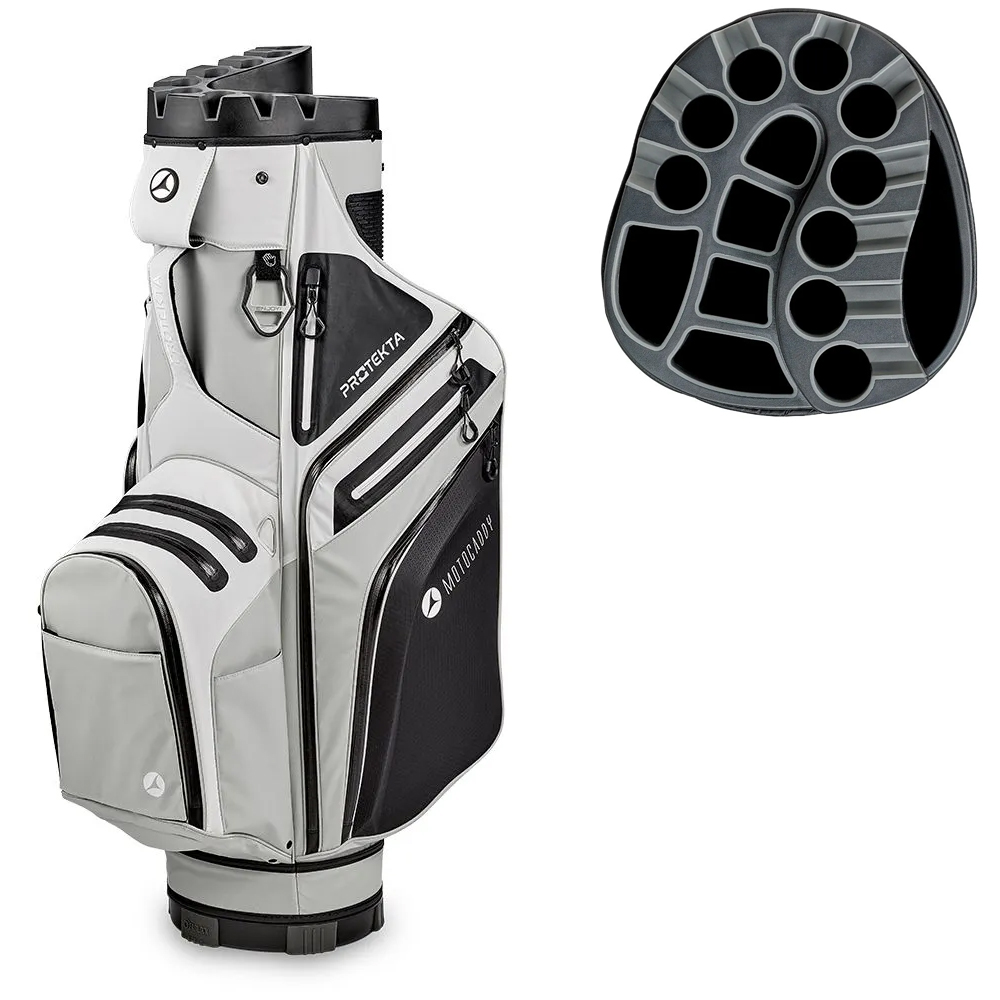 'Motocaddy Protekta 3 Cartbag wasserdicht weiss/grau' 'Motocaddy Protekta 3 Cartbag wasserdicht weiss/grau' von Motocaddy