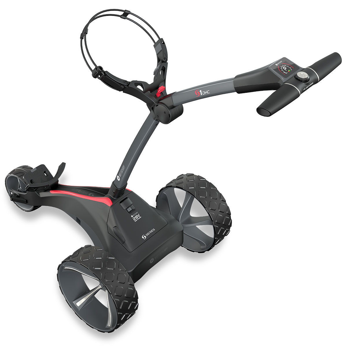 Motocaddy S1 DHC Extended Range Lithium Electric Golf Trolley, Graphite, One Size | American Golf von Motocaddy