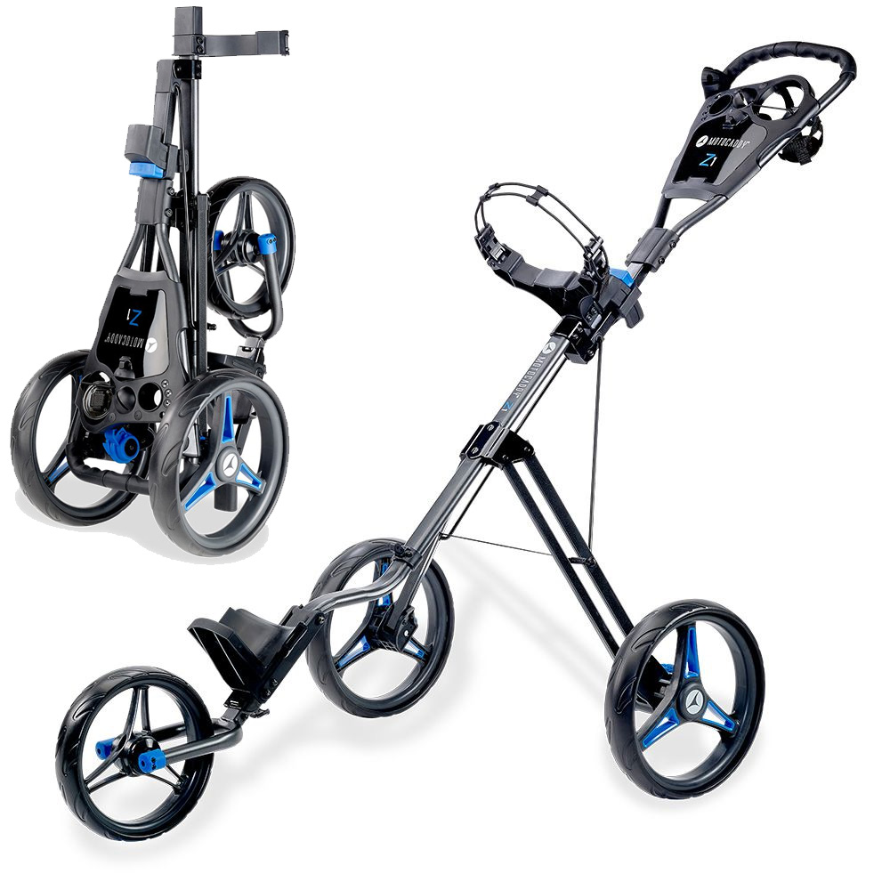 'Motocaddy Z1 3 Rad Trolley schwarz/blau' von Motocaddy