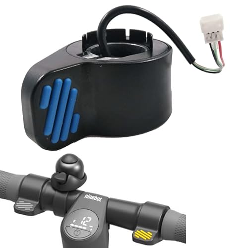 MotuTech Gasgriff für Segway Ninebot ES1 ES2 ES3 ES4 ES5 Scooter, Drehzahlsteuerung, Ersatzteile, Gachette für Daumenbeschleunigung (blau-Gas) von MotuTech