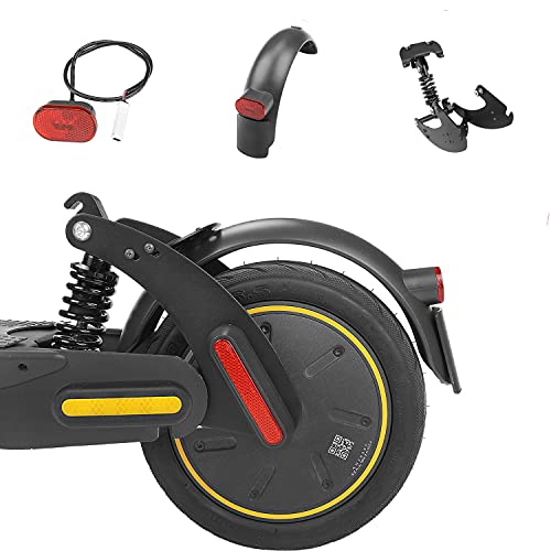 MotuTech Kit Aufhängung hinten + Schutzblech + Rücklicht breit für Segway-Ninebot Max G30 Elektroroller Schwingungsdämpfer Scooter von MotuTech