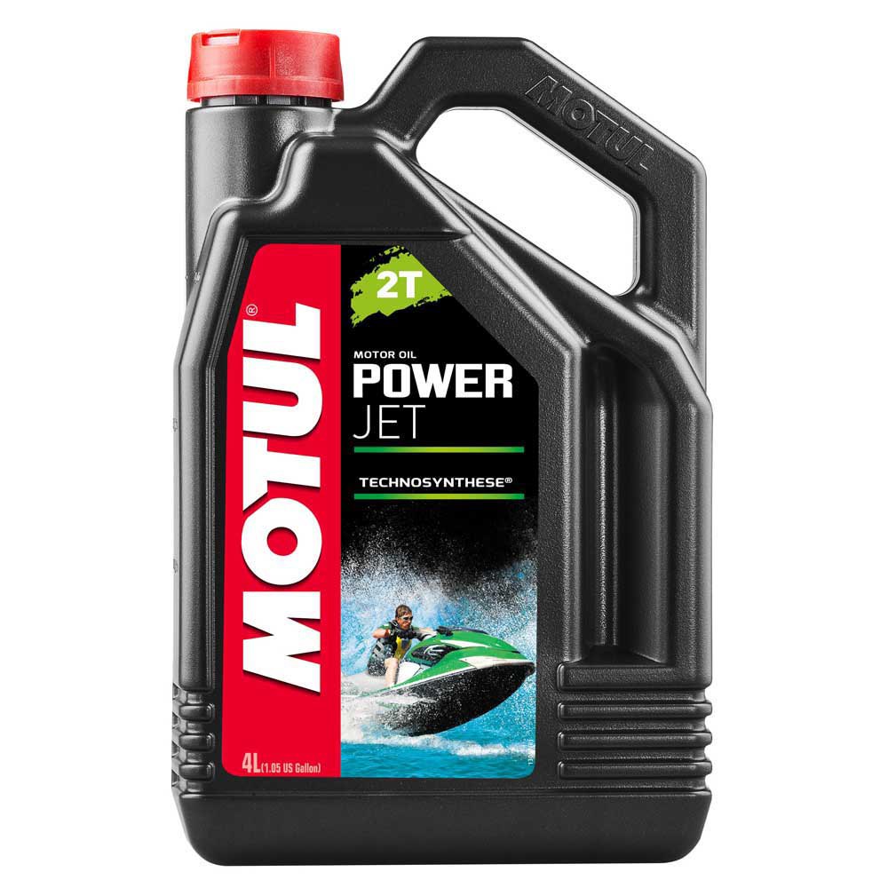 Motul Powerjet 2t 4l Engine Oil Schwarz von Motul