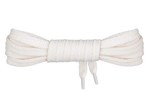 Mount Swiss Luxury Schnürsenkel flach ø 7 mm I 1 Paar reißfeste Premium Schuhbänder aus 100% Baumwolle ideal für Sneaker Sportschuhe Lederschuhe Freizeitschuhe Farbe: Ecru, Länge: 100cm Mount Swiss Luxury Schnürsenkel flach ø 7 mm I 1 Paar reißfeste Premium Schuhbänder aus 100% Baumwolle ideal für Sneaker Sportschuhe Lederschuhe Freizeitschuhe Farbe: Ecru, Länge: 100cm von Mount Swiss