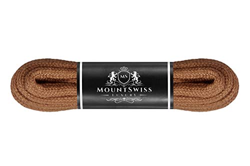 Mount Swiss Luxury Schnürsenkel rund ø 3-4 mm I 1 Paar reißfeste Premium Schuhbänder aus 100% Baumwolle ideal für Sneaker Sportschuhe Freizeitschuhe Lederschuhe Farbe: Ginger, Länge 50cm Mount Swiss Luxury Schnürsenkel rund ø 3-4 mm I 1 Paar reißfeste Premium Schuhbänder aus 100% Baumwolle ideal für Sneaker Sportschuhe Freizeitschuhe Lederschuhe Farbe: Ginger, Länge 50cm von Mount Swiss