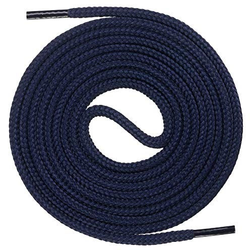 Mount Swiss runde Premium-Schnürsenkel für Business- und Lederschuhe - reißfester Allroundsenkel - ø 3mm - Farbe Dunkelblau Länge 110cm Mount Swiss runde Premium-Schnürsenkel für Business- und Lederschuhe - reißfester Allroundsenkel - ø 3mm - Farbe Dunkelblau Länge 110cm von Mount Swiss