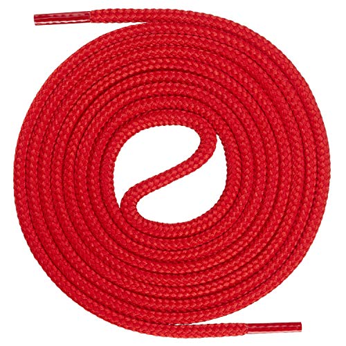 Mount Swiss runde Premium-Schnürsenkel für Business- und Lederschuhe - reißfester Allroundsenkel - ø 3mm - Farbe Rot Länge 80cm Mount Swiss runde Premium-Schnürsenkel für Business- und Lederschuhe - reißfester Allroundsenkel - ø 3mm - Farbe Rot Länge 80cm von Mount Swiss