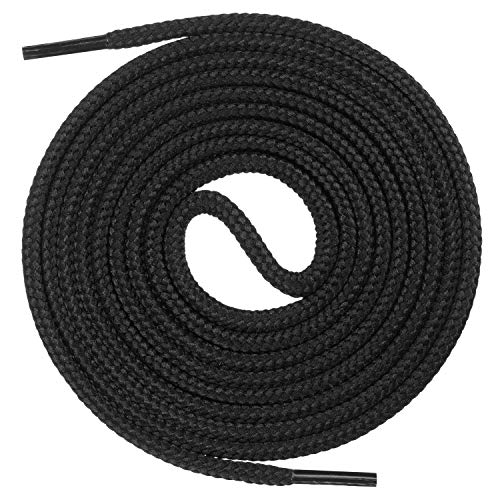 Mount Swiss runde Premium-Schnürsenkel für Business- und Lederschuhe - reißfester Allroundsenkel - ø 3mm - Farbe Schwarz Länge 90cm Mount Swiss runde Premium-Schnürsenkel für Business- und Lederschuhe - reißfester Allroundsenkel - ø 3mm - Farbe Schwarz Länge 90cm von Mount Swiss