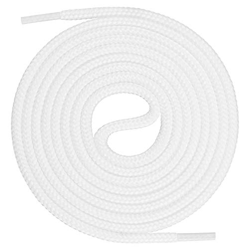 Mount Swiss runde Premium-Schnürsenkel für Business- und Lederschuhe - reißfester Allroundsenkel - ø 3mm - Farbe Weiß Länge 130cm Mount Swiss runde Premium-Schnürsenkel für Business- und Lederschuhe - reißfester Allroundsenkel - ø 3mm - Farbe Weiß Länge 130cm von Mount Swiss