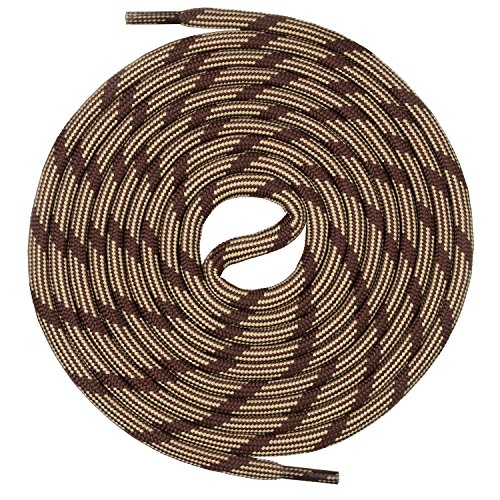 Mount Swiss runde Schnürsenkel für Wanderschuhe, Trekkingschuhe und Arbeitsschuhe - extra reißfest - ø 5 mm Farbe Braun-Beige-m2 Länge 70cm Mount Swiss runde Schnürsenkel für Wanderschuhe, Trekkingschuhe und Arbeitsschuhe - extra reißfest - ø 5 mm Farbe Braun-Beige-m2 Länge 70cm von Mount Swiss