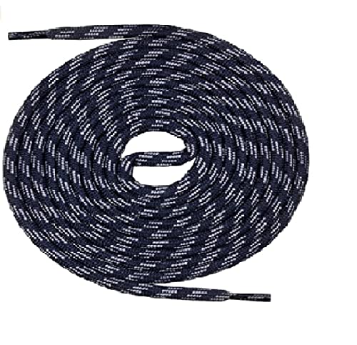 Mount Swiss runde Schnürsenkel für Wanderschuhe, Trekkingschuhe und Arbeitsschuhe - extra reißfest - ø 5 mm Farbe Dunkelblau-Grau-m2 Länge 180cm Mount Swiss runde Schnürsenkel für Wanderschuhe, Trekkingschuhe und Arbeitsschuhe - extra reißfest - ø 5 mm Farbe Dunkelblau-Grau-m2 Länge 180cm von Mount Swiss