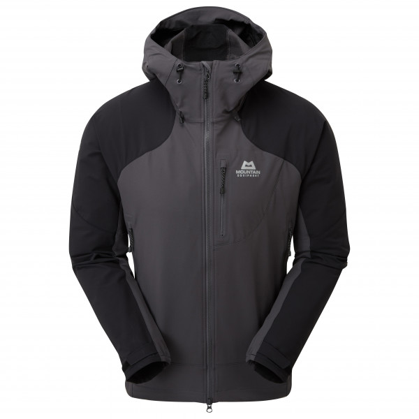 Mountain Equipment - Frontier Hooded Jacket - Softshelljacke Gr L schwarz/grau von Mountain Equipment