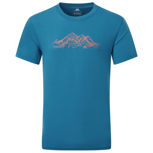 Mountain Equipment - Groundup Mountain Tee - Funktionsshirt Gr S blau von Mountain Equipment