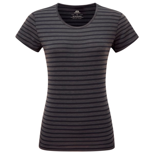 Mountain Equipment - Women's Groundup Stripe Tee - Funktionsshirt Gr 8 grau von Mountain Equipment